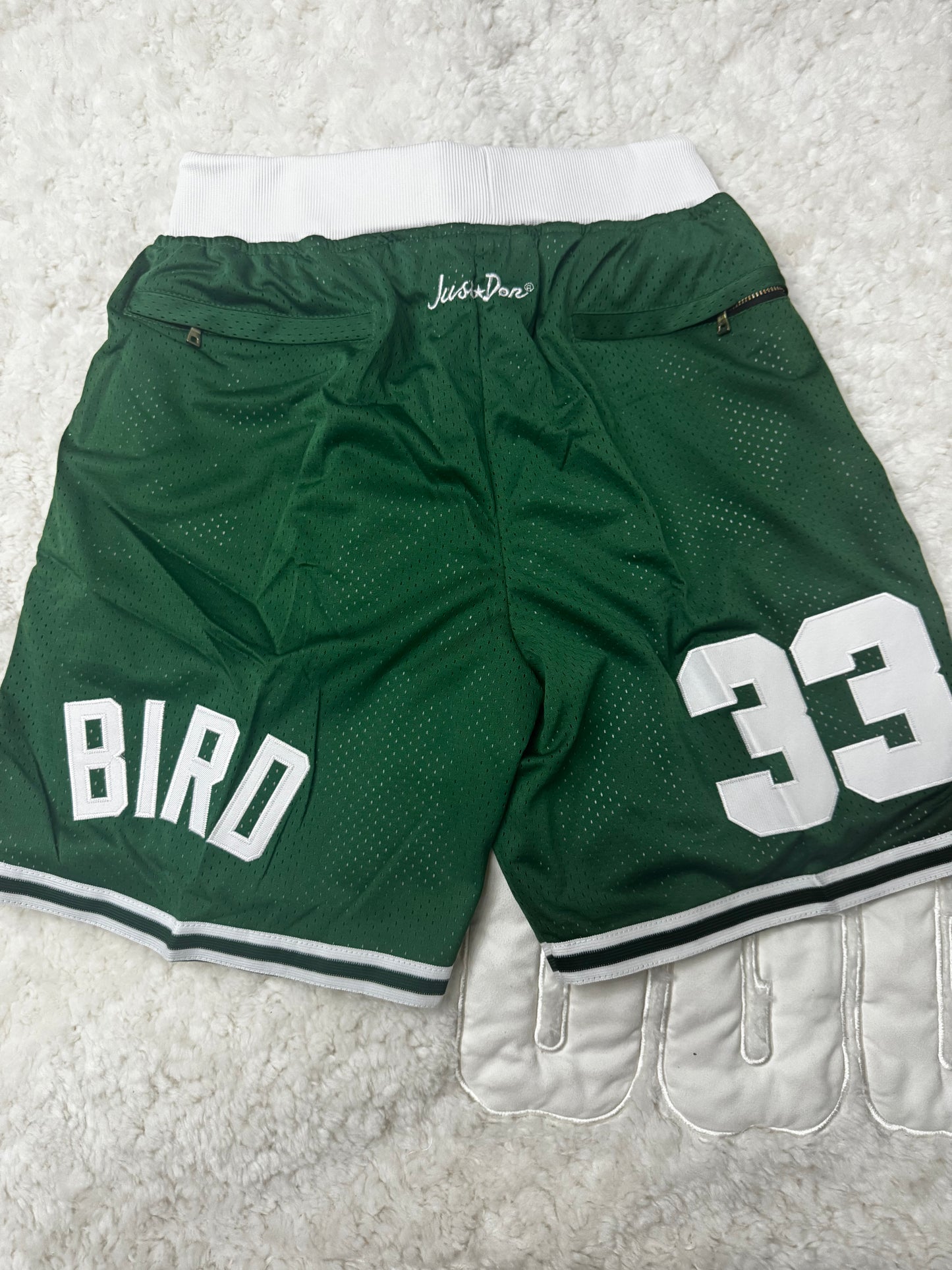 Authentic Just Don & Mitchell & Ness Boston Celtics Basketball Shorts